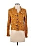 Assorted Brands Floral Orange Long Sleeve Blouse Size XS - photo 1