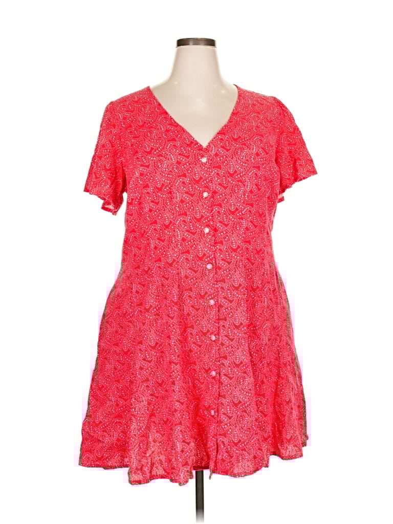 Pre-owned Universal Thread Casual Dress In Red