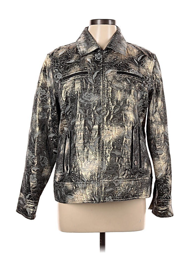 Pre-owned Chico's Jacket In Gold