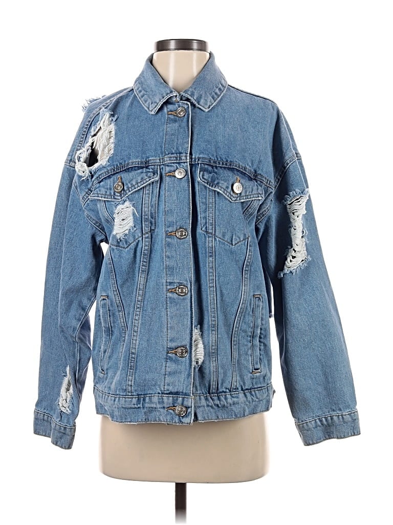 Pre-owned Forever 21 Denim Jacket In Blue