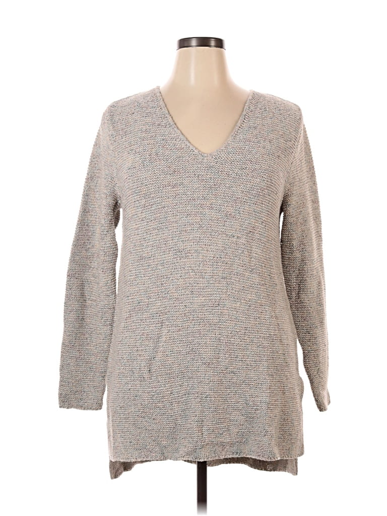 Pre-owned Purejill Pullover Sweater In Gray
