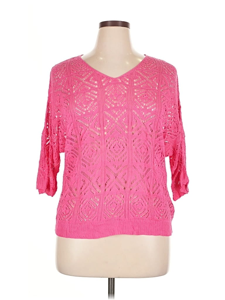 Pre-owned Unbranded Pullover Sweater In Pink