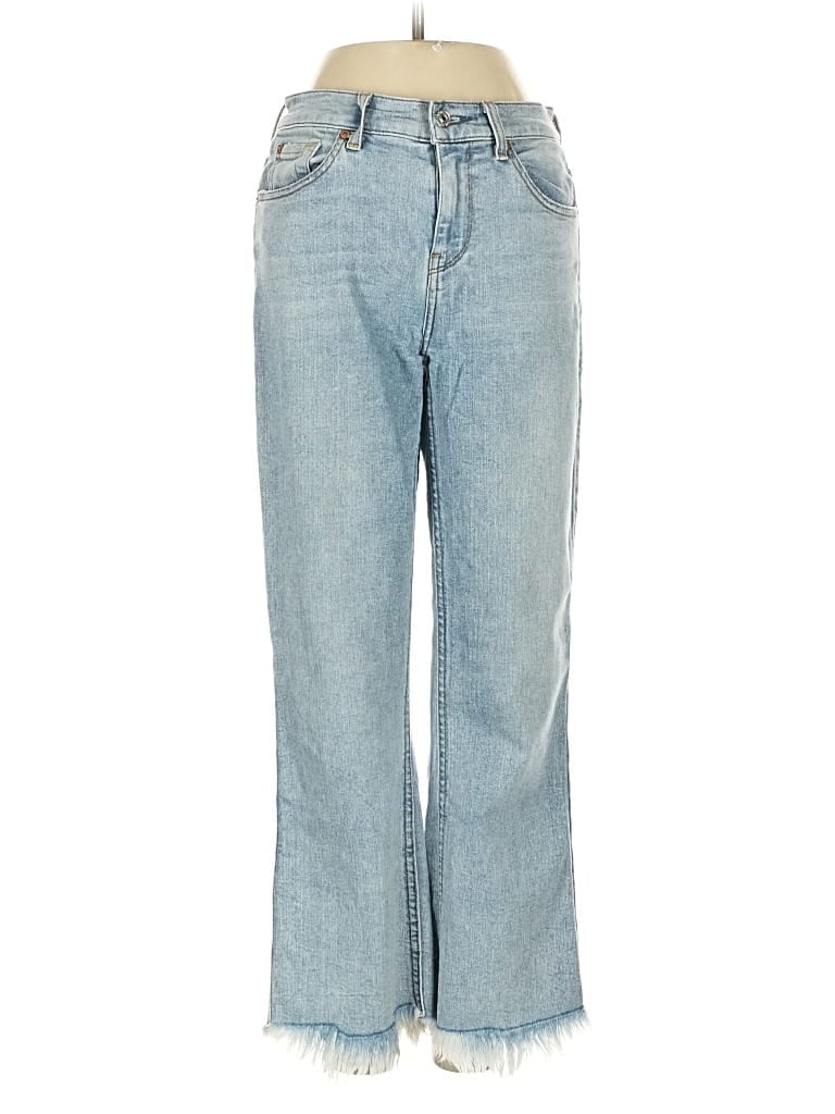 Pre-owned 7 For All Mankind Jeans In Blue