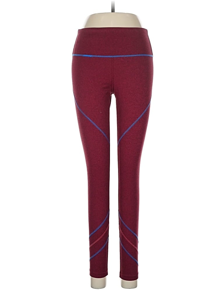 Pre-owned Weekend Active Pants In Burgundy