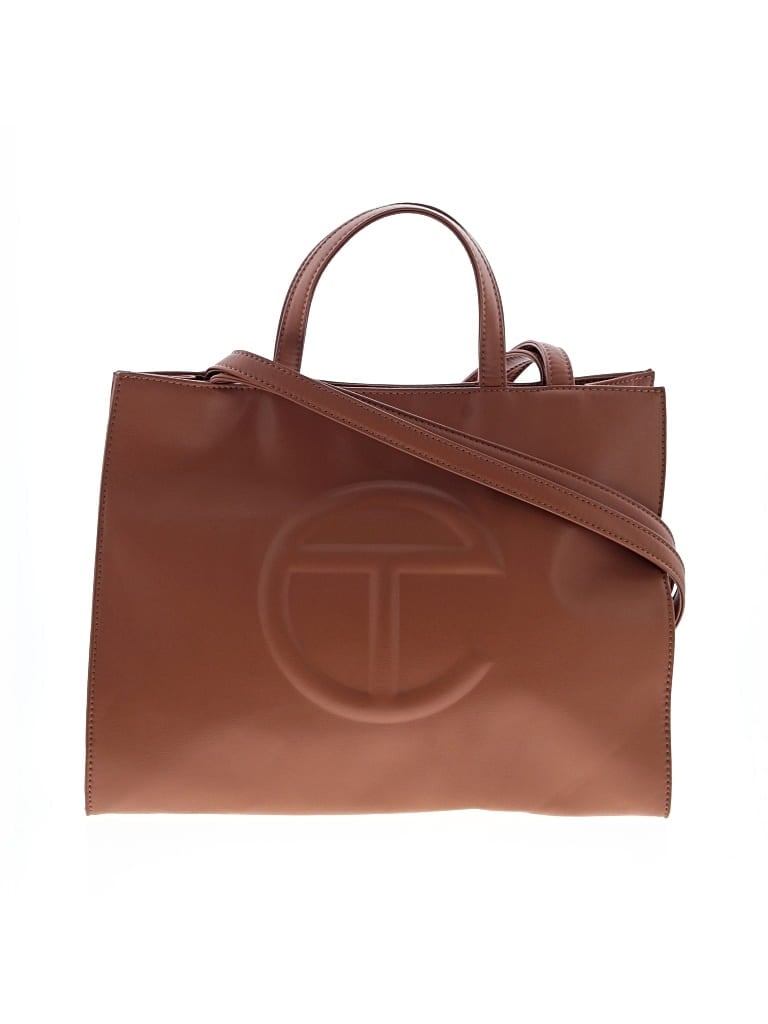Pre-owned Telfar Tote Bag In Brown