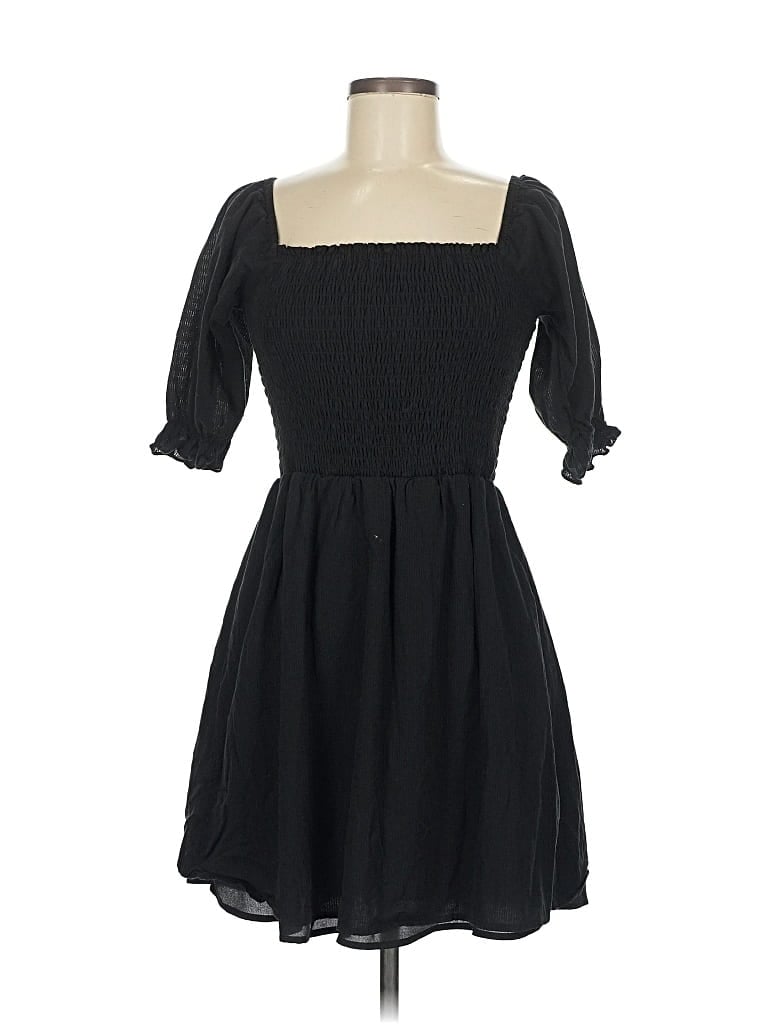 Pre-owned Wayf Casual Dress In Black
