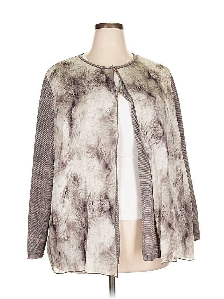 Stizzoli Wool Cardigan Sweater In Brown