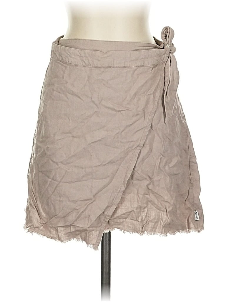 Pre-owned Rhythm Casual Skirt In Tan