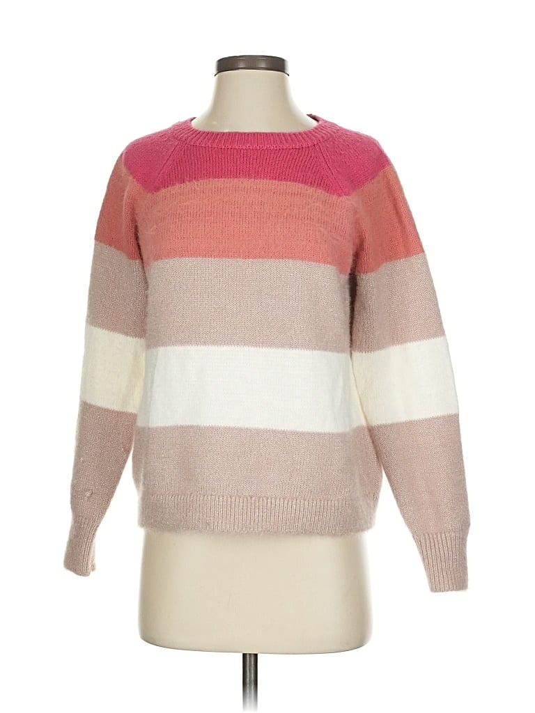 Pre-owned Ann Taylor Loft Pullover Sweater In Pink