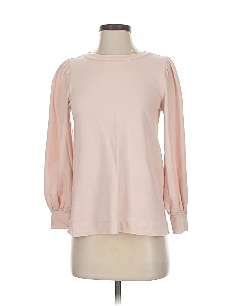 Pre-owned Ann Taylor Loft Sweatshirt In Pink