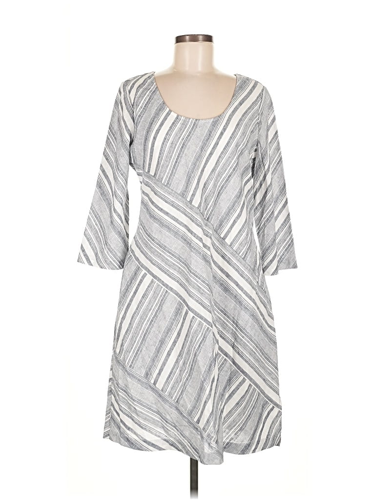 Pre-owned Soft Surroundings Casual Dress In Gray