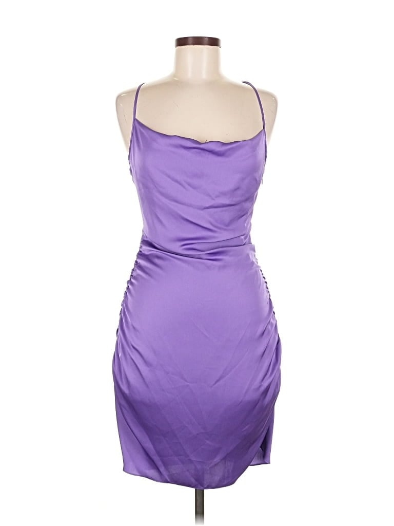 Pre-owned Ramy Brook Cocktail Dress In Purple