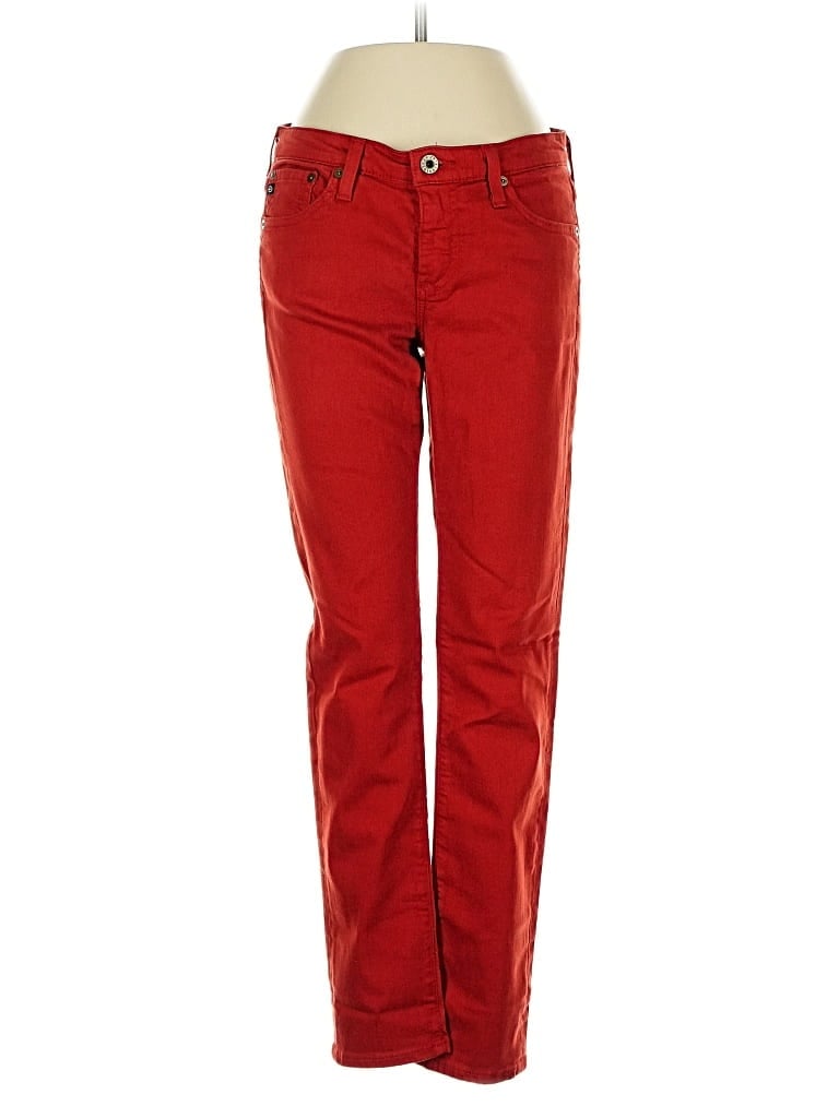 Pre-owned Adriano Goldschmied Jeans In Red