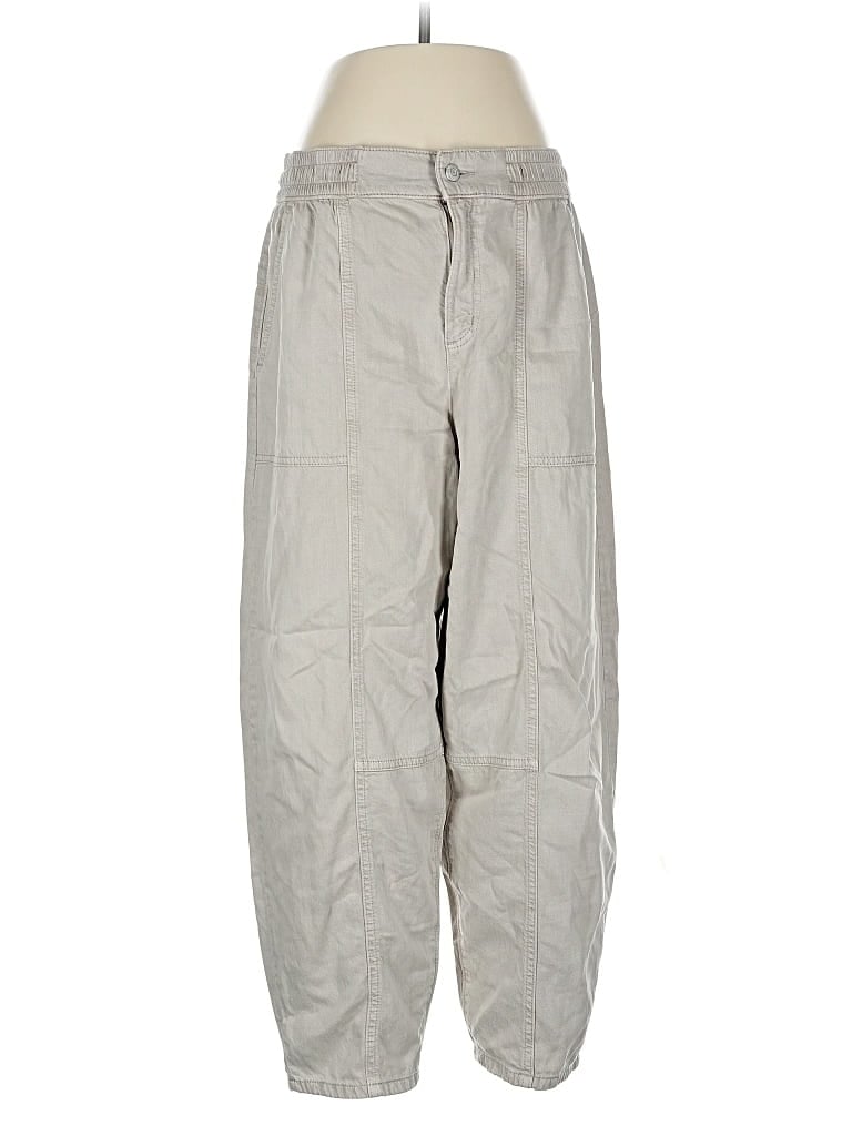 Pre-owned Lou & Grey Cargo Pants In Gray
