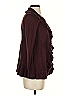 Elle 100% Acrylic Burgundy Cardigan Size XS - photo 4