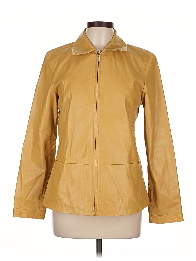 Pre-owned Wilsons Leather Jacket In Yellow
