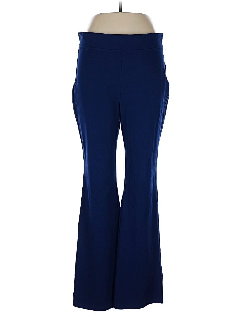 Pre-owned Lands' End Casual Pants In Blue