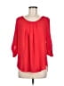 Vestique 100% Polyester Red 3/4 Sleeve Blouse Size M - photo 1