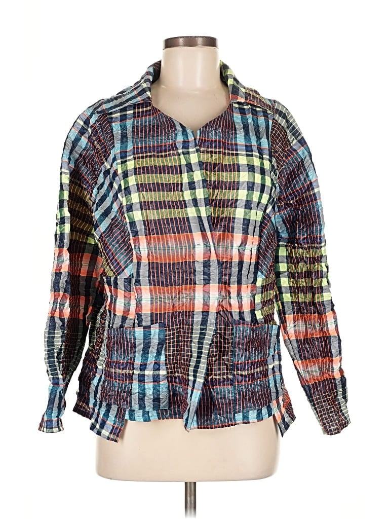 Pre-owned Assorted Brands Long Sleeve Blouse In Yellow