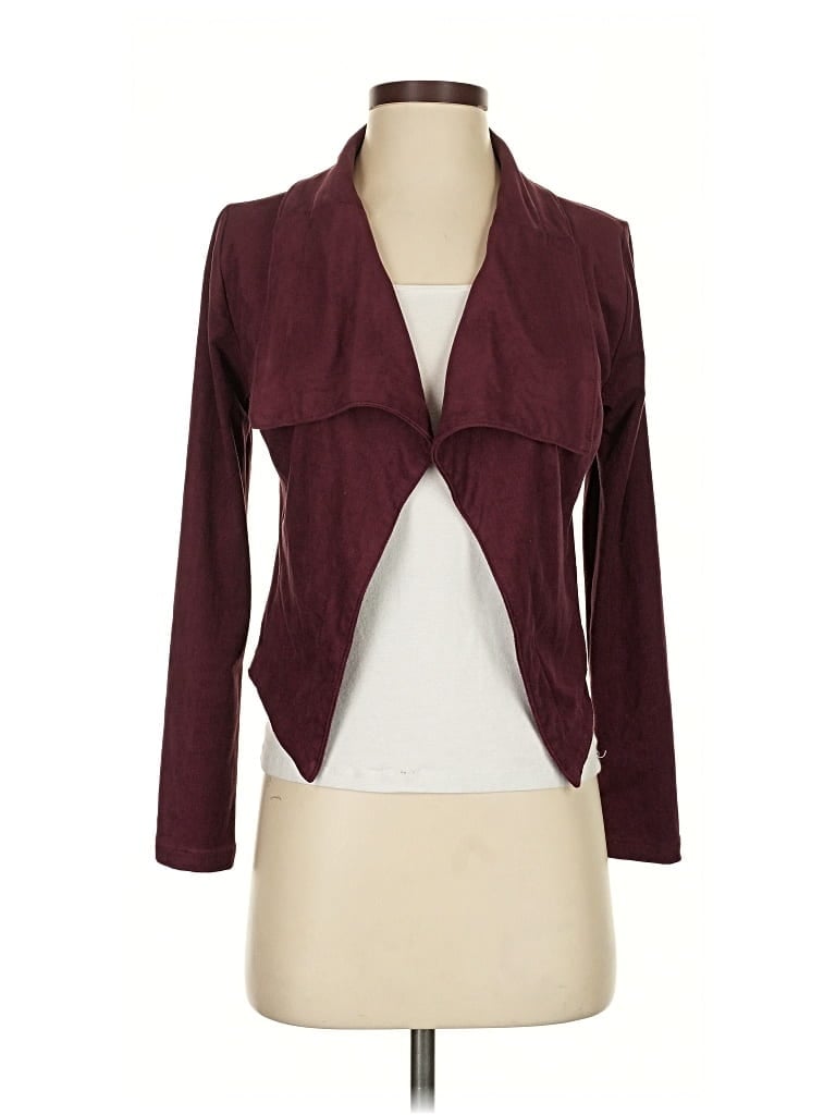 Pre-owned Romeo & Juliet Couture Cardigan Sweater In Burgundy