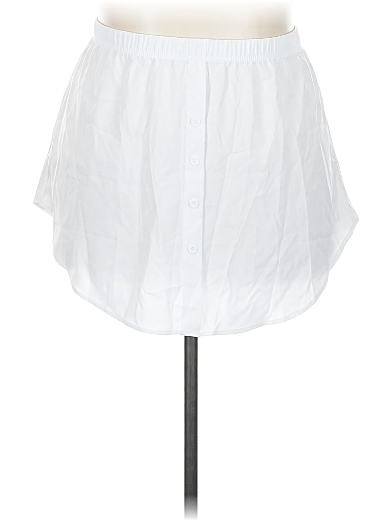 Pre-owned Unbranded Formal Skirt In White