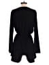 Ariella Solid Black Romper Size S - photo 2