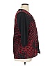 Serengeti Red Black 3/4 Sleeve Blouse Size XL - photo 4