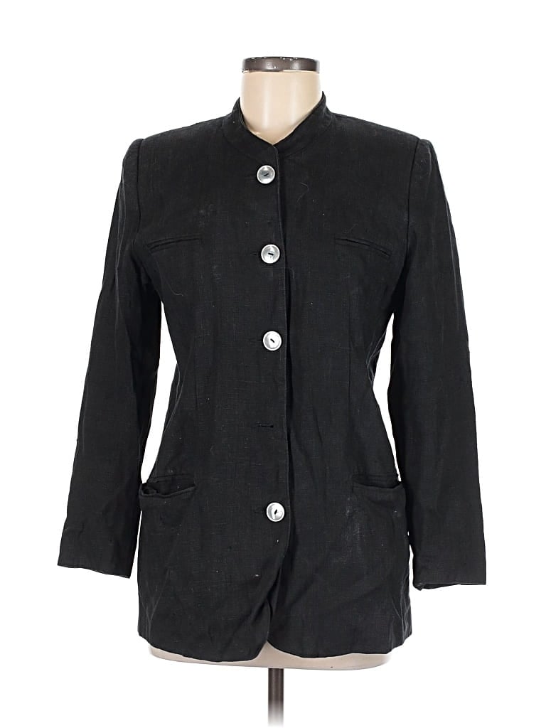 Pre-owned Harve Benard By Benard Holtzman Blazer Jacket In Black