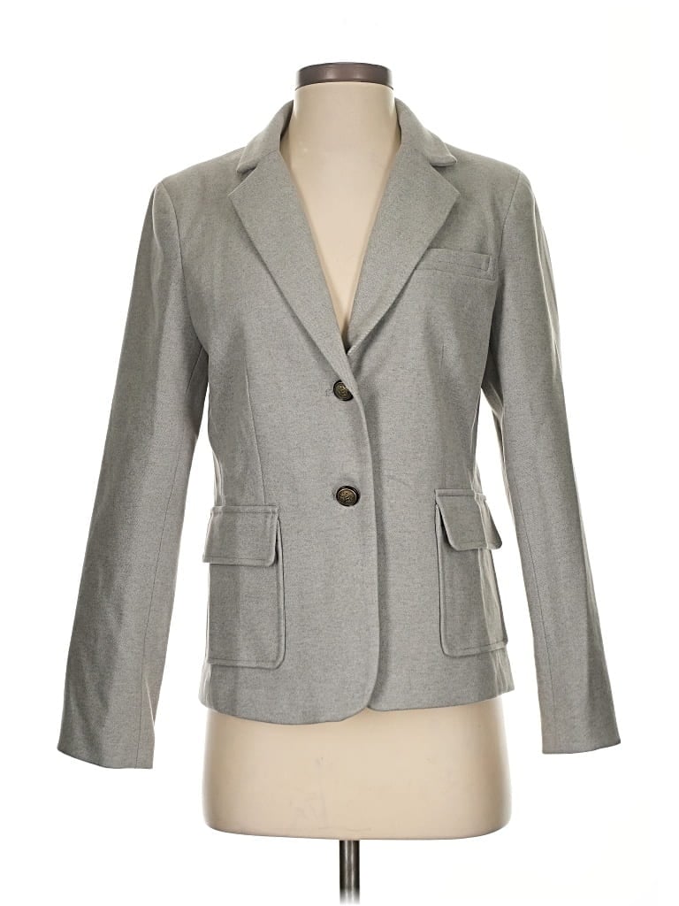 Pre-owned Unbranded Blazer Jacket In Gray