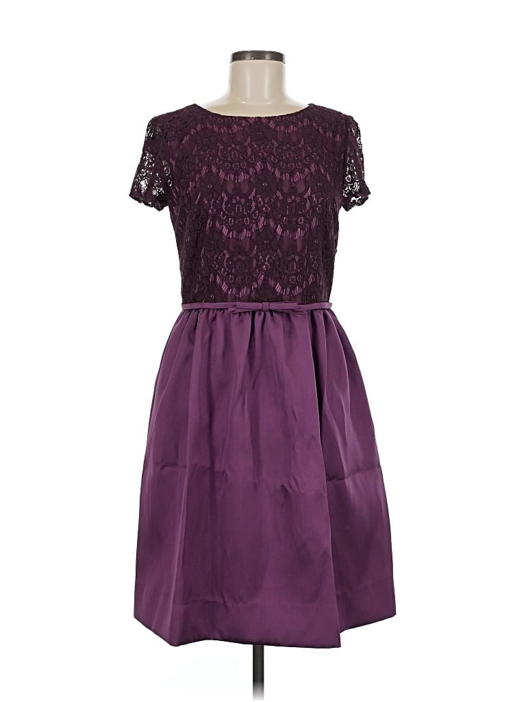 Pre-owned Erin Erin Fetherston Cocktail Dress In Purple