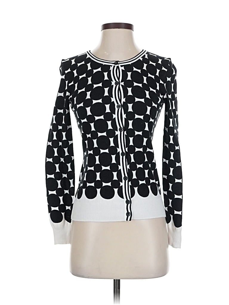 Pre-owned Van Heusen Cardigan Sweater In Black