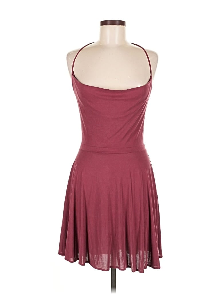 Pre-owned Silence And Noise Cocktail Dress In Burgundy