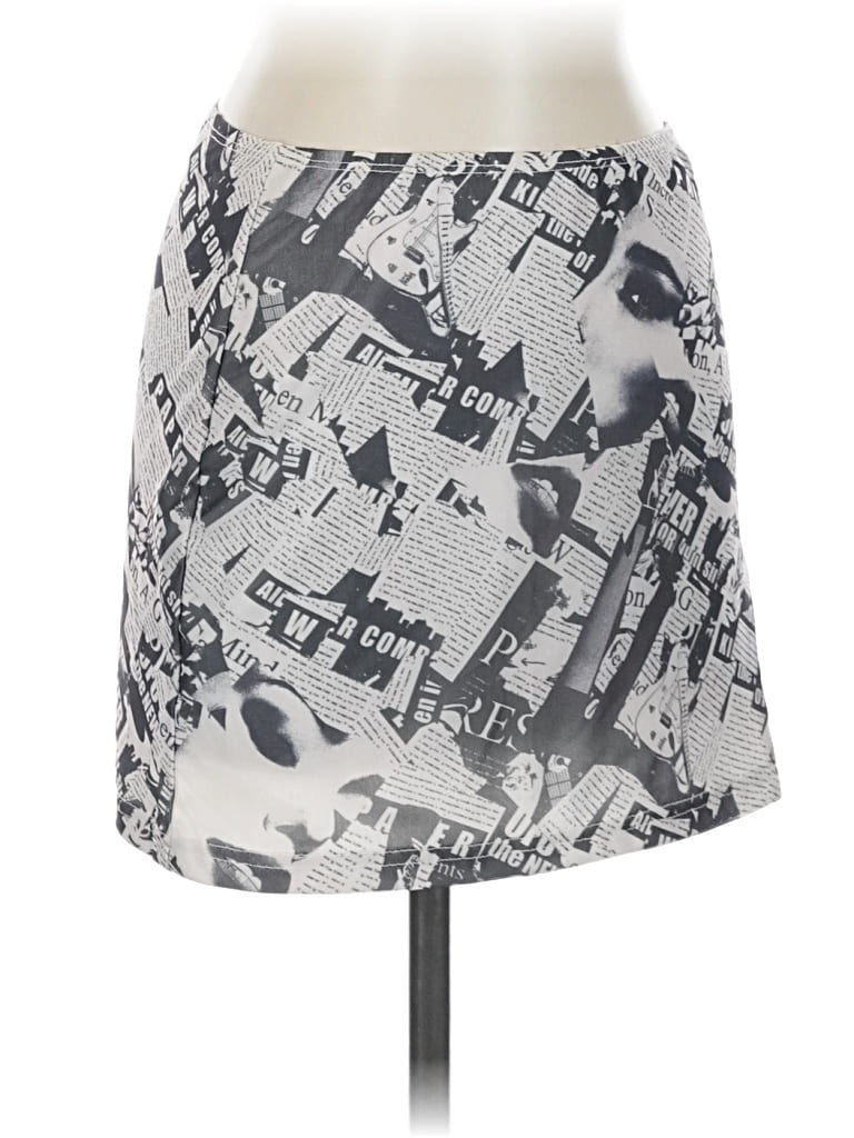 Pre-owned Princess Polly Casual Skirt In Gray