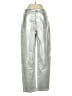 American Eagle Outfitters 100% Acrylic Metallic Silver Jeans Size 0 Short - photo 1