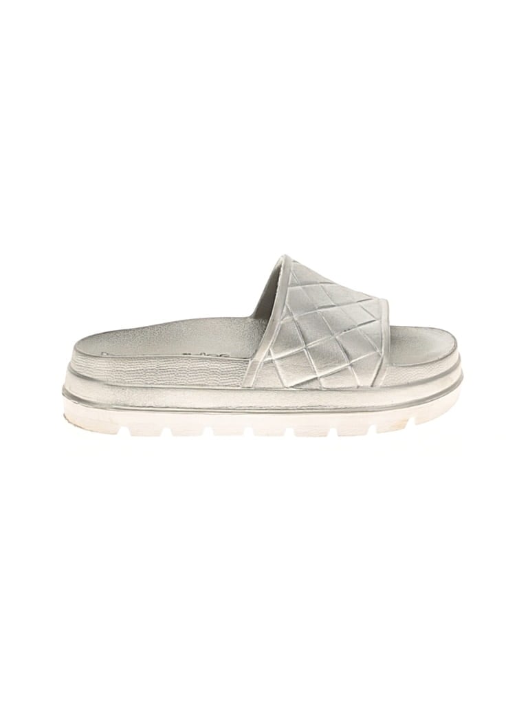 Pre-owned J/slides Sandals In Silver