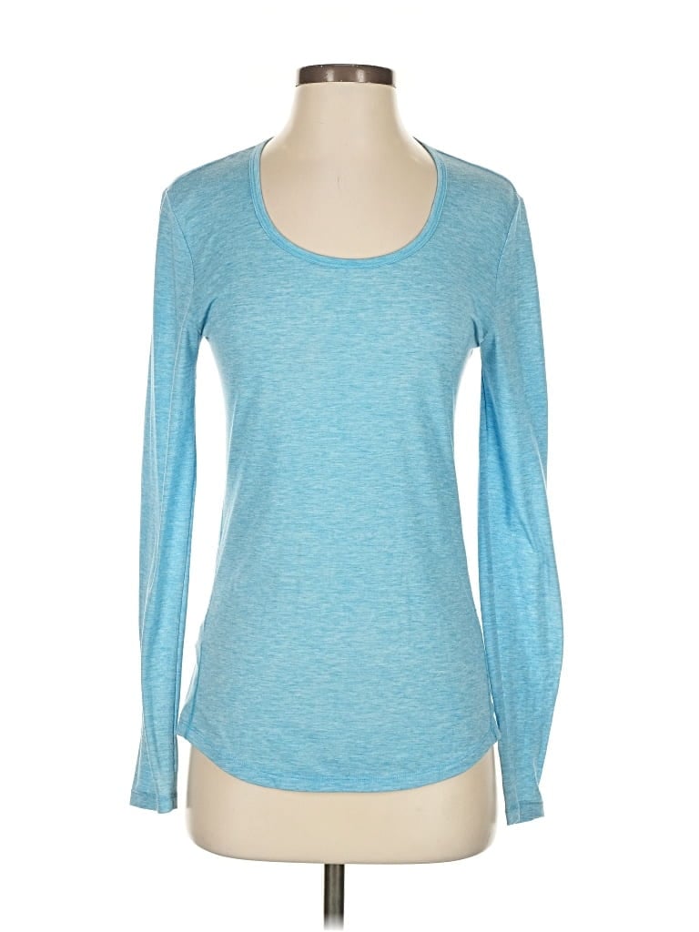 Pre-owned Lucy Long Sleeve T-shirt In Blue