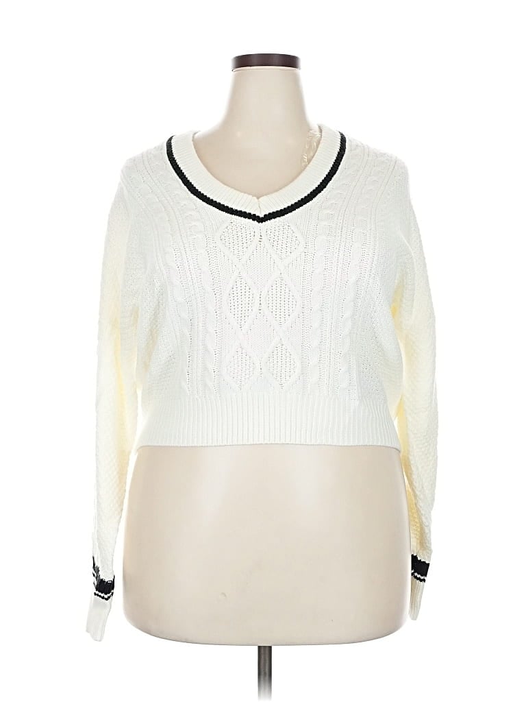 Rsq Pullover Sweater In White