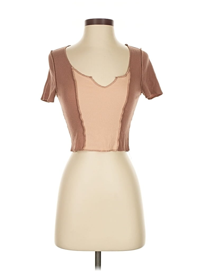 Pre-owned Pacsun Short Sleeve T-shirt In Brown