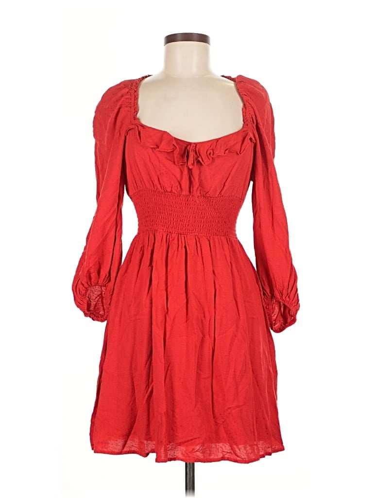 Pre-owned Betsey Johnson Cocktail Dress In Red
