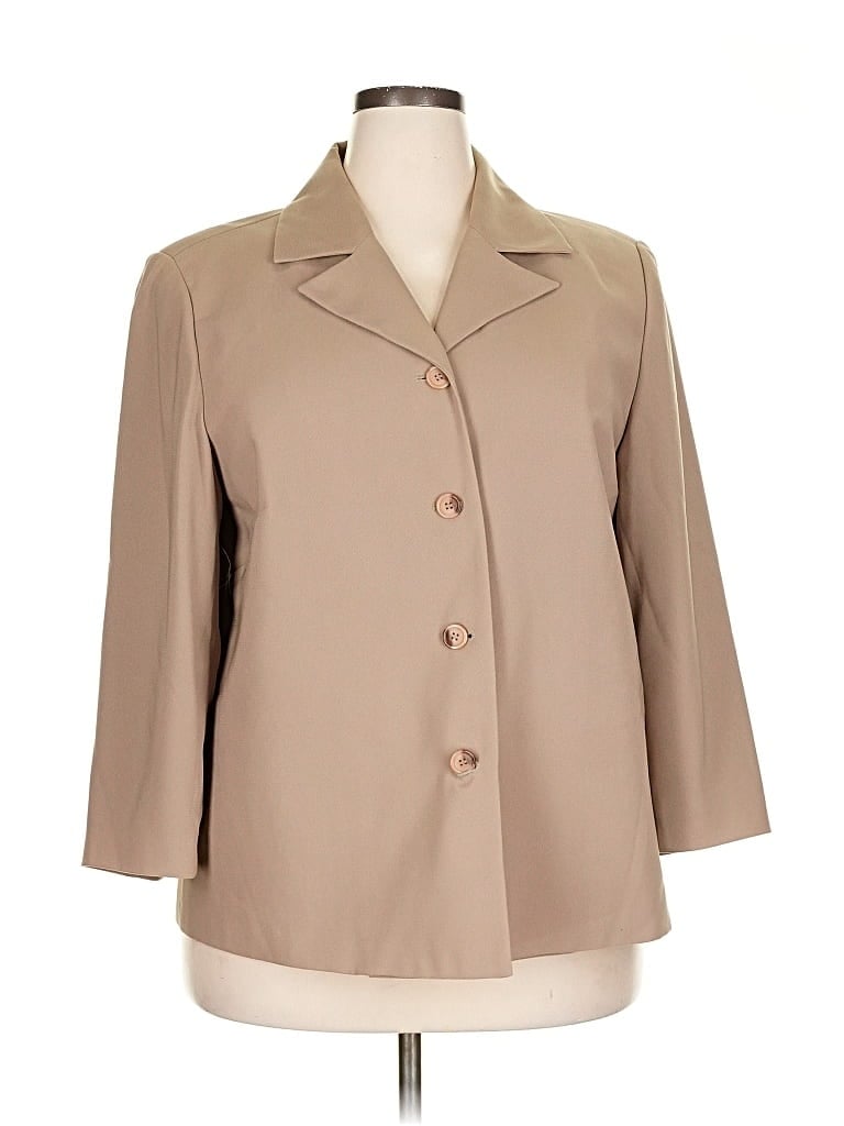 Pre-owned Preston & York Blazer Jacket In Brown