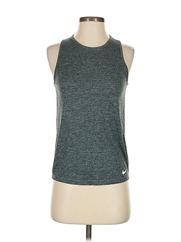Pre-owned Nike Active Tank Top In Gray