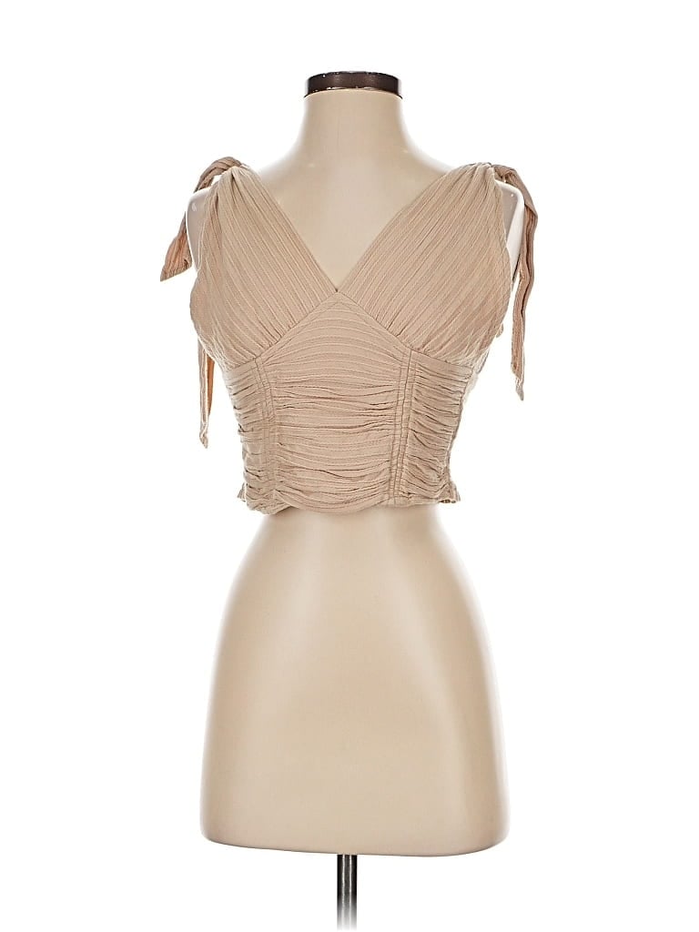 Pre-owned Illa Illa Sleeveless Blouse In Brown