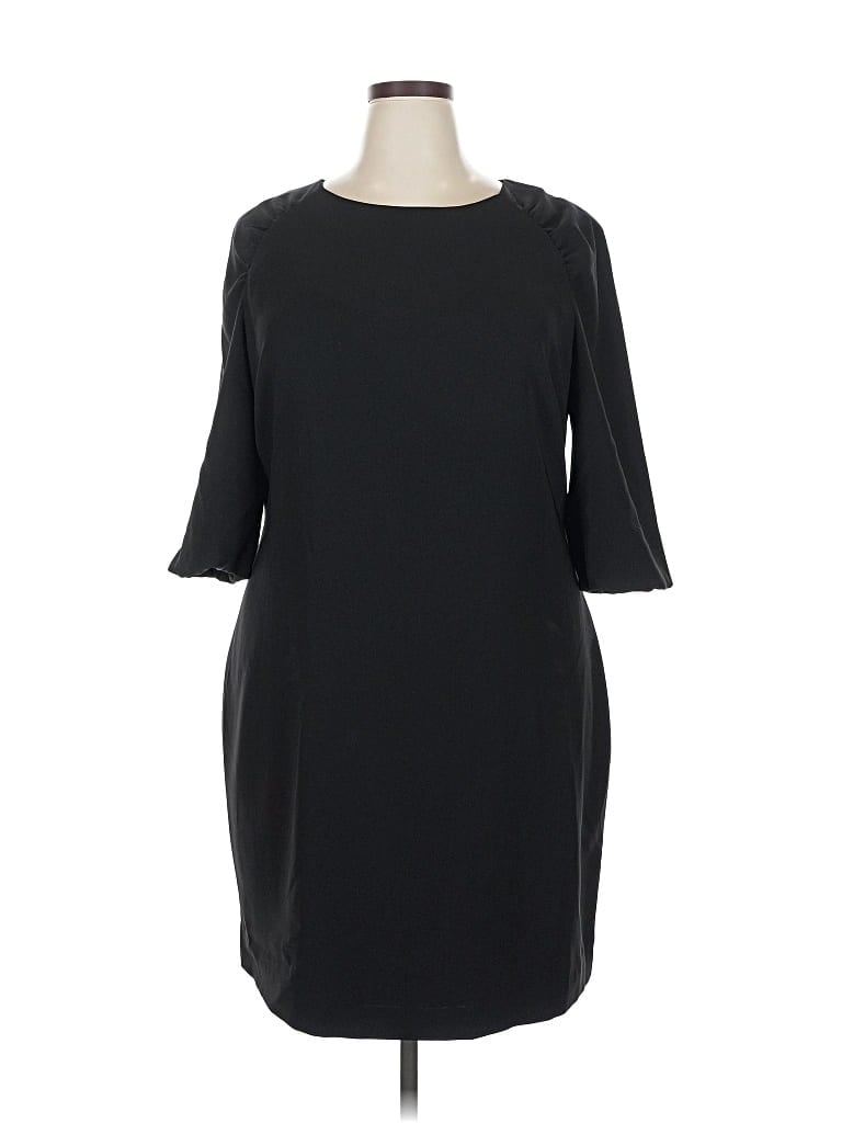 Pre-owned Talbots Casual Dress In Black