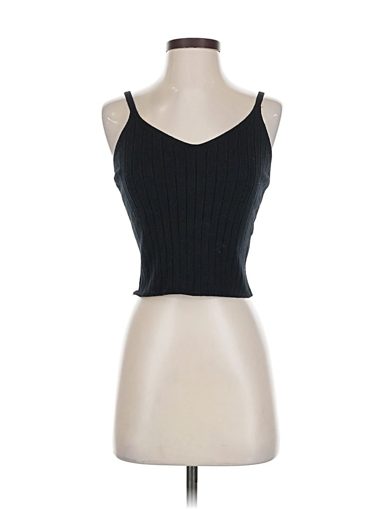 Pre-owned Abercrombie & Fitch Tank Top Black Strapless Neckline Tops