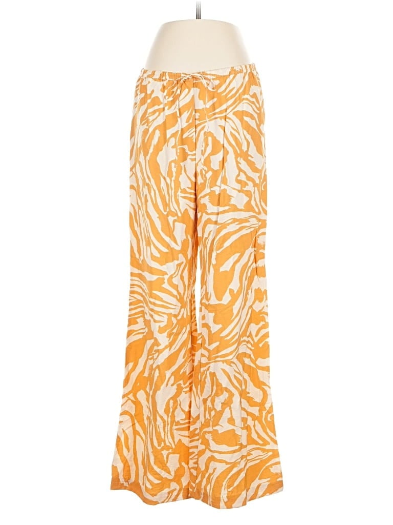 Pre-owned H&m Casual Pants In Orange