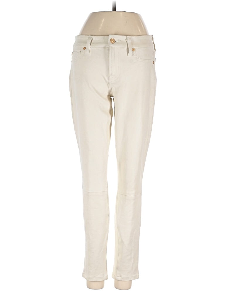 Pre-owned 7 For All Mankind Jeans In White