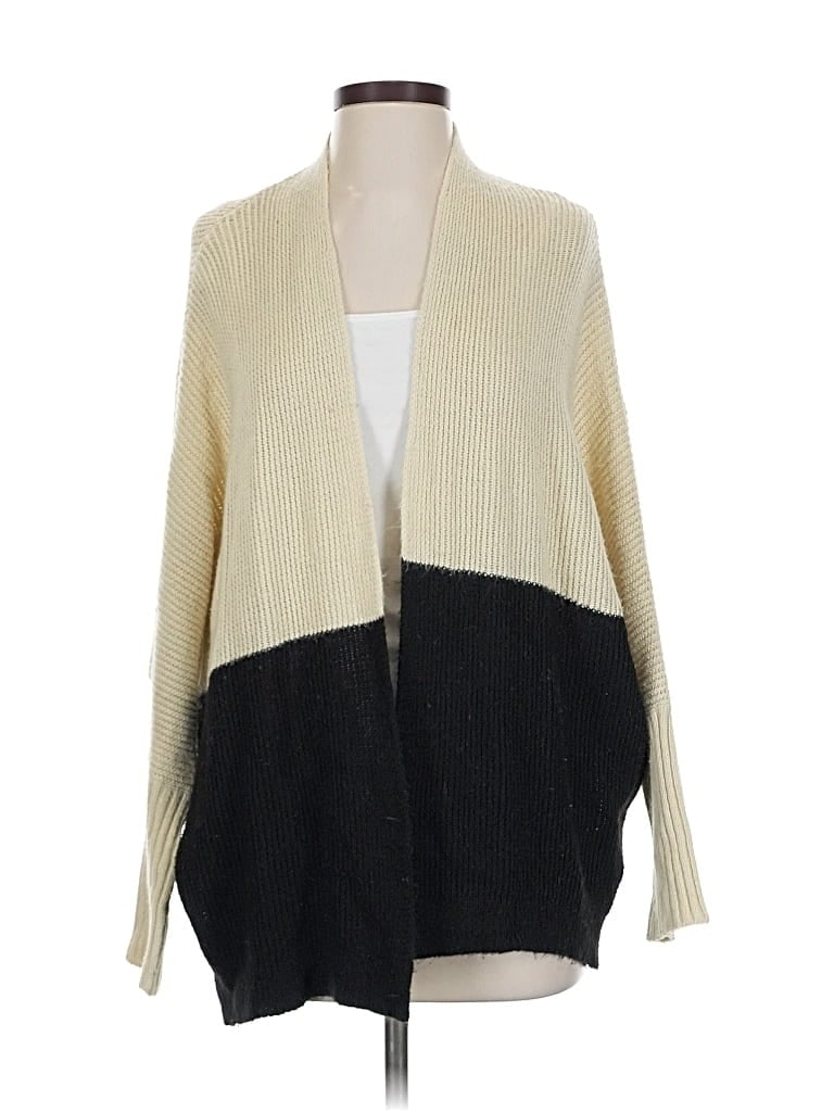 Pre-owned Abercrombie & Fitch Cardigan Sweater In White