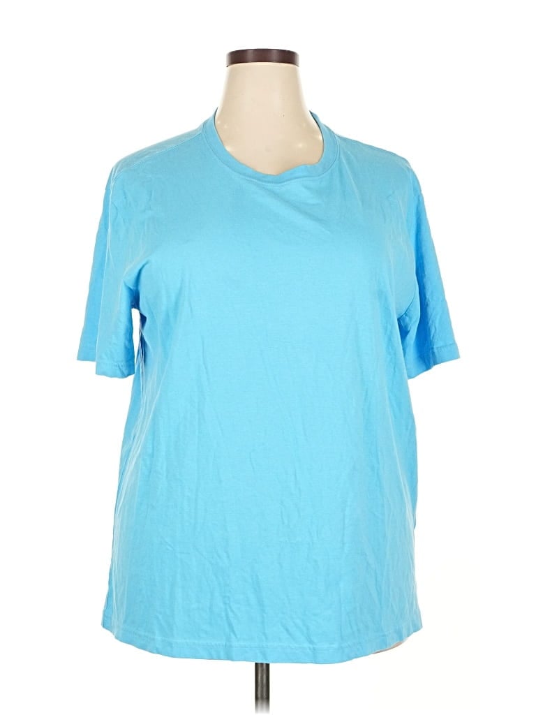Pre-owned Xersion Short Sleeve T-shirt In Blue