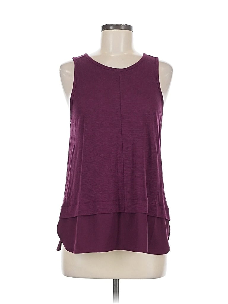 Pre-owned J.crew Factory Store Sleeveless Top Purple Halter Neckline Tops