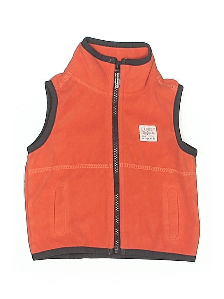 Pre-owned Carter's Babies' Vest In Orange